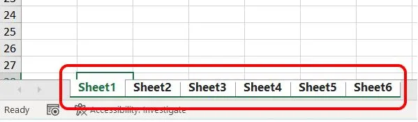 all sheets are selected