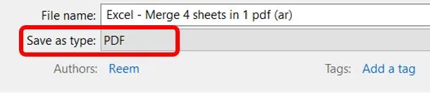 save as pdf to merge sheets in 1 pdf