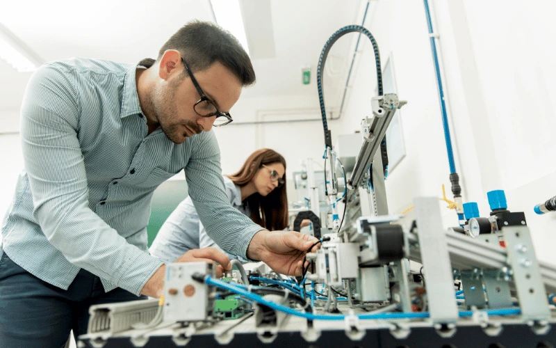 Engineering robots in factories