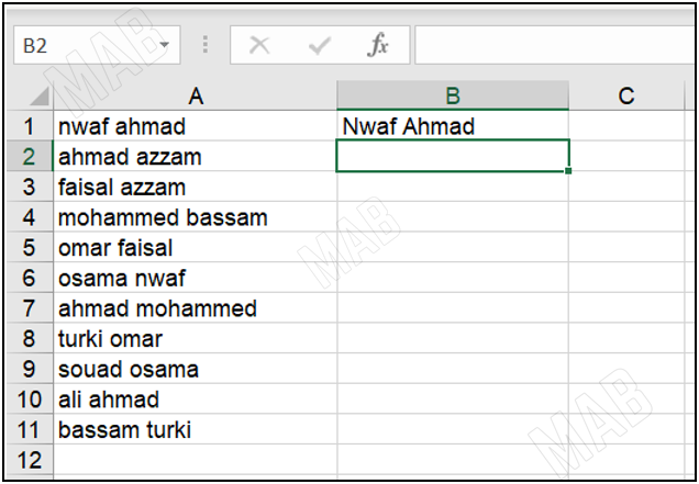 select the cell