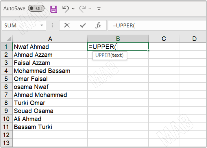 organize information using "upper=" 