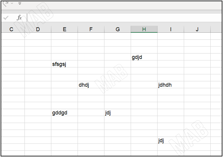  unified format to all cells using format painter